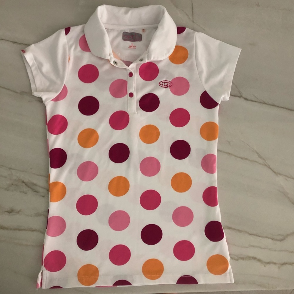 Garb polka-dot golf shirt